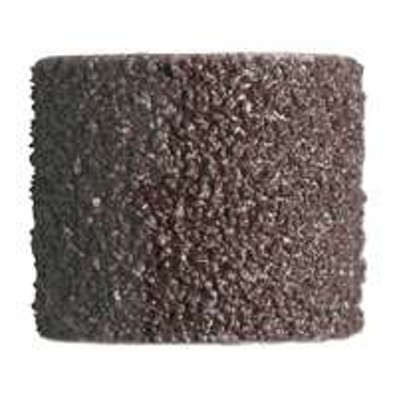 DREMEL 408 Sanding Band, 1/2 in Dia Drum, 1/8 in Dia Shank, 60 Grit, Coarse, Aluminum Oxide Abrasive