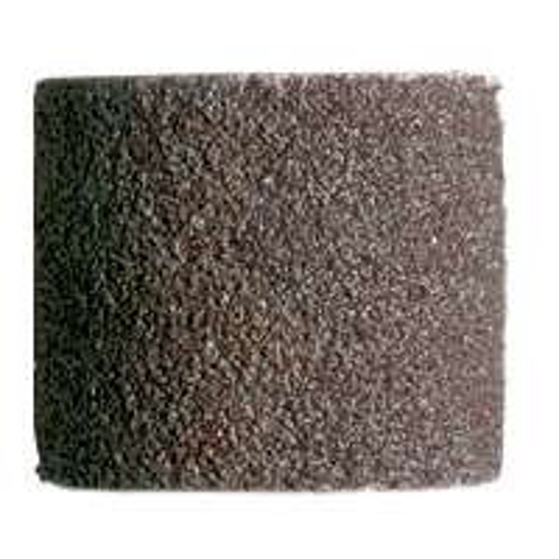 DREMEL 432 Sanding Band, 1/2 in Dia Drum, 1/8 in Dia Shank, 120 Grit, Coarse, Aluminum Oxide Abrasive