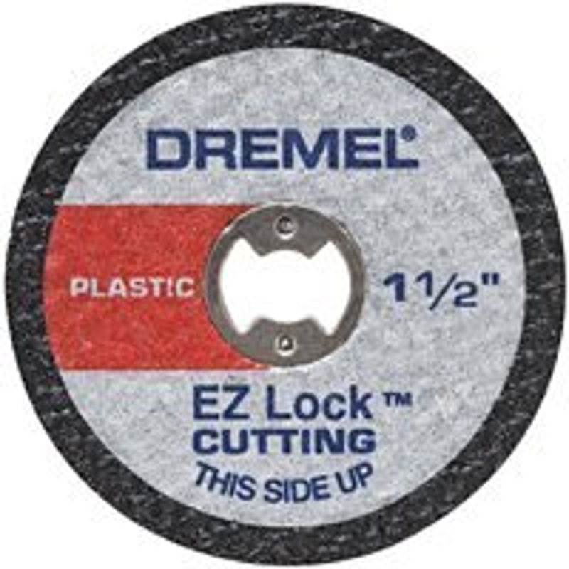 DREMEL EZ Lock EZ476 Cut-Off Wheel, 1-1/2 in Dia, 0.045 in Thick, 1/8 in Arbor, Medium