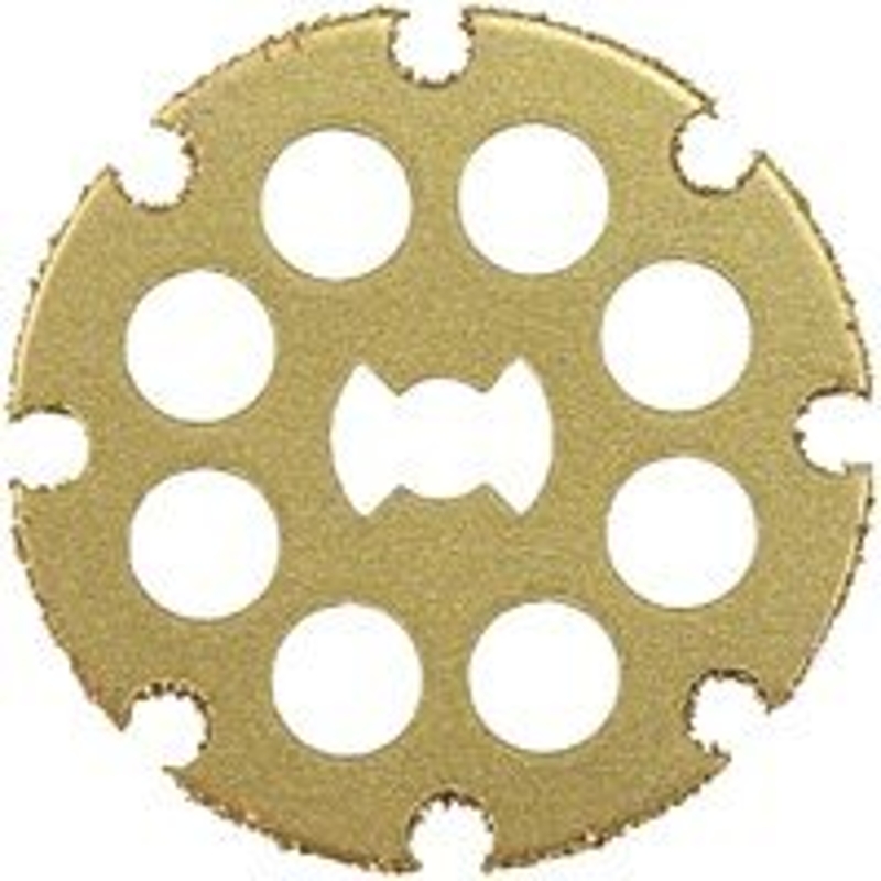 DREMEL EZ Lock EZ544 Cutting Wheel, 1-1/2 in Dia, 0.07 in Thick, 1/8 in Arbor