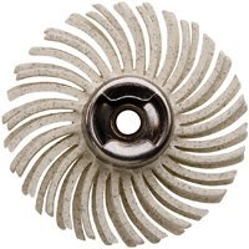 DREMEL EZ472SA Abrasive Brush, 1 in Bit Dia, 1/8 in Arbor/Shank, Rubber Bristle