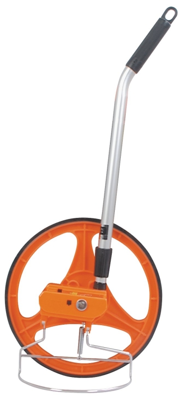 Crescent Lufkin PSMW48N Measuring Wheel, 9999.9 ft 11 in, 12-1/2 in Wheel, Rubber Wheel, Plastic, Orange