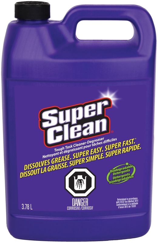 Superclean 08010-16 Cleaner and Degreaser, 3.78 L, Liquid, Citrus, Purple