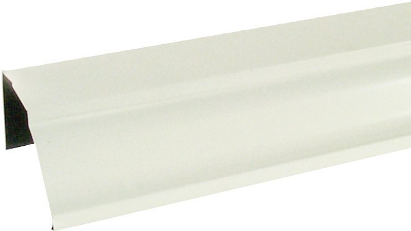 Amerimax 2600600120 Rain Gutter, 10 ft L, 5 in W, 0.185 Thick Material, Aluminum, White
