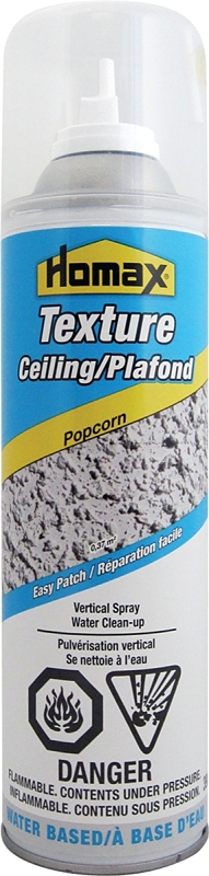 Homax Easy Patch 4194 Popcorn Ceiling Texture Spray, Liquid, White, 14 oz Aersol Can