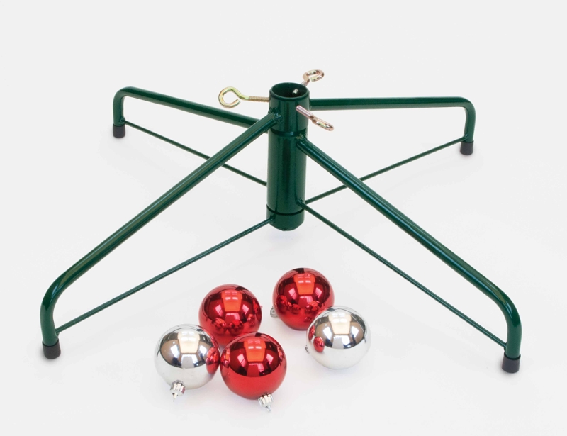 Jack-Post Traditions 95-2464 Artificial Tree Stand, Steel, Green/Red, Powder-Coated