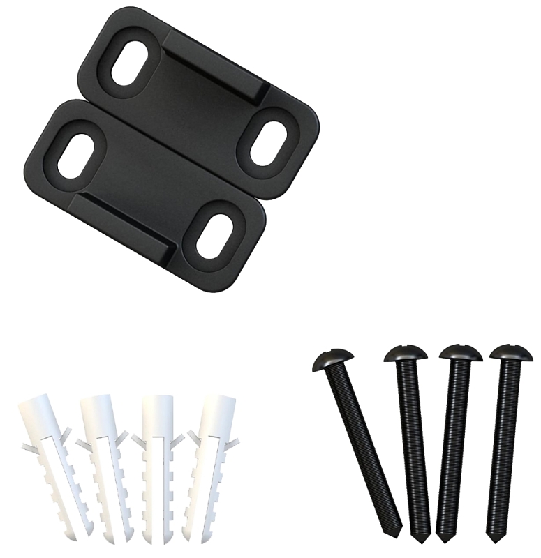 Onward 246204101MATR Door Guide, Plastic, Black, Floor Mounting