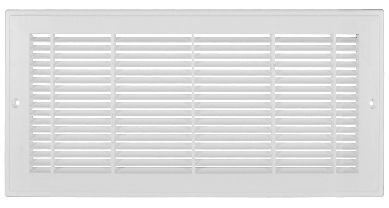 Imperial RG3014 Sidewall Grille, 25-1/4 in L, 7-1/4 in W, Polystyrene, White