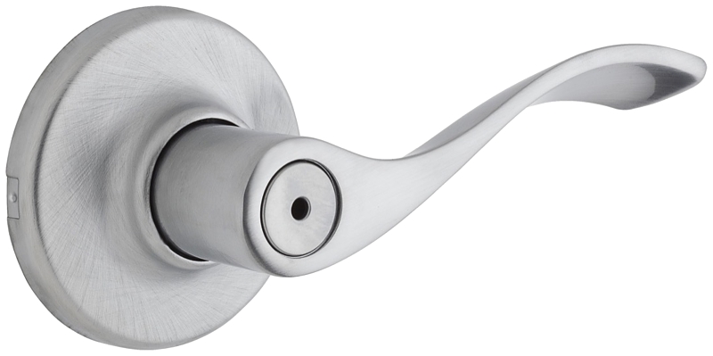 Weiser Belmont Series 9GLC3310-018 Privacy Lever, Satin Chrome, Residential, Universal Hand, 3 Grade