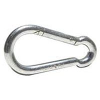 Koch 245371 Rigid Eye Spring Snap, 3-1/2 in L Dimensions, Zinc