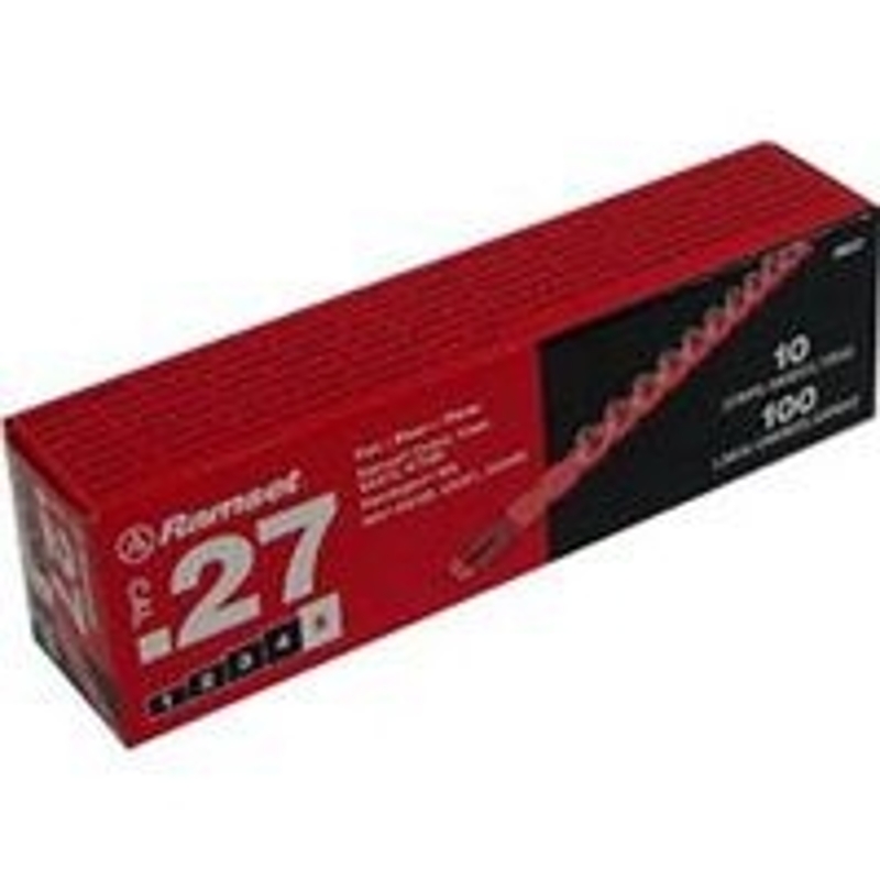 Ramset C5RS27 Powder Actuated Load Strip, Power Level: 5, Red Code, 10-Load, 0.27 in Dia, 1-1/2 in L