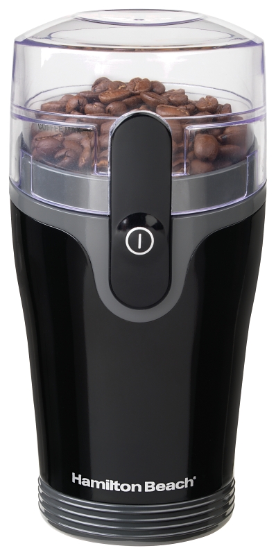 Hamilton Beach Fresh Grind Series 80335 Coffee Grinder, Metal, Black, On/Off Control