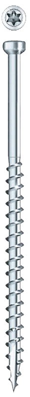 GRK Fasteners FIN/Trim 17830 Screw, #8 Thread, 2-1/2 in L, Trim Head, Star Drive, Steel, 100/PK