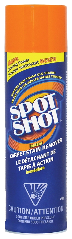 Spot Shot 927 Carpet Stain Remover, 496 g Aerosol Can, Liquid, Mild Glycol Ether