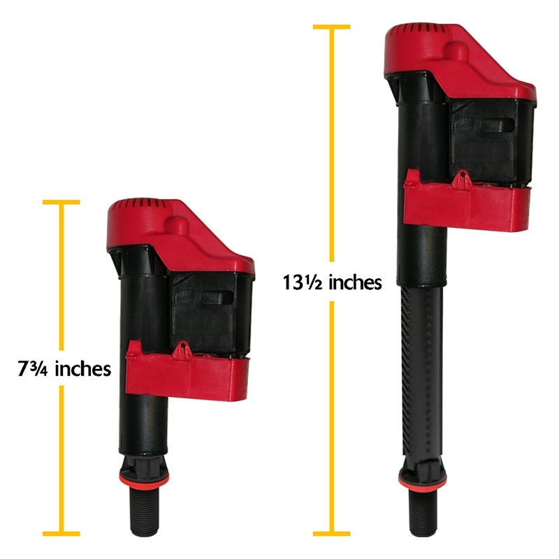Korky 818Z Fill Valve and Flapper Kit, Rubber Body, Black/Red, Anti-Siphon: Yes