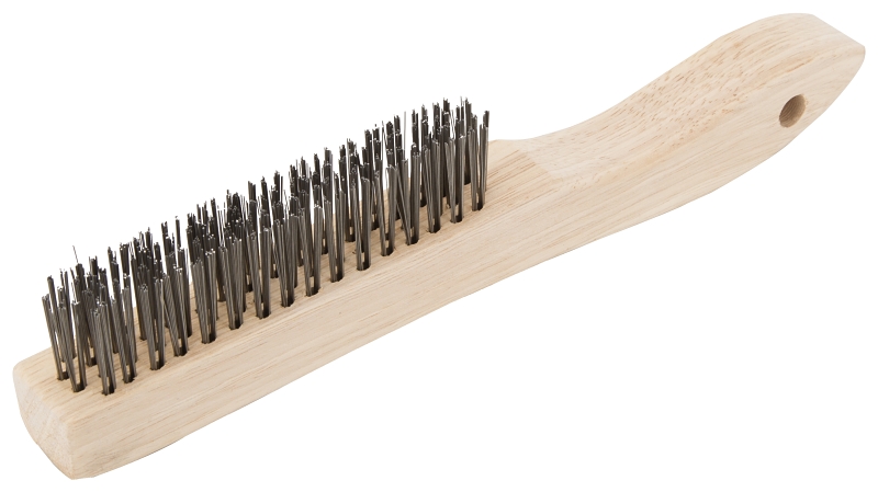 ProSource WB00416S Wire Brush, Metallic Bristle, 3/4 in W Brush, 10-7/8 in OAL