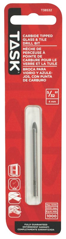 Task T38532 Drill Bit, 5/32 in Dia, 1/PK