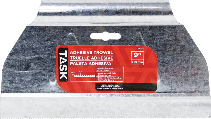 Task T34250 Adhesive Spreader, Saw Tooth Blade, Steel Blade