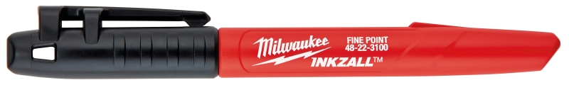 Milwaukee 48-22-3100 Marker, 1 mm Tip, Black