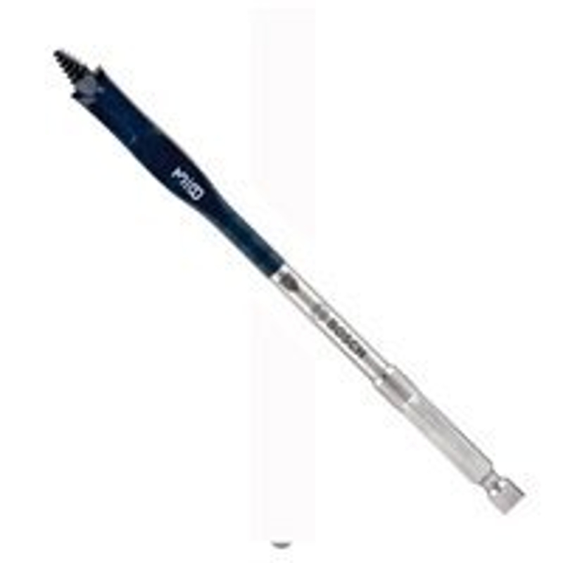 Bosch Daredevil DSB1003 Spade Drill Bit, 3/8 in Dia, 6 in OAL, 1-Flute, 1/4 in Dia Shank, Hex Shank