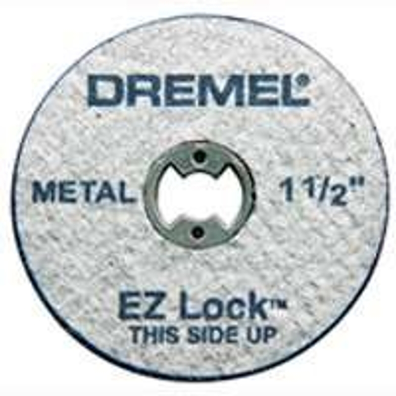 DREMEL EZ Lock EZ456 Cut-Off Wheel, 1-1/2 in Dia, 0.045 in Thick, 1/8 in Arbor