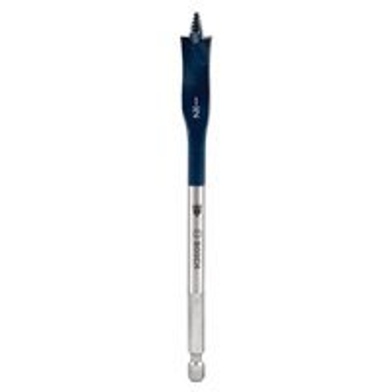 Bosch Daredevil DSB1005 Spade Drill Bit, 1/2 in Dia, 6 in OAL, 1-Flute, 1/4 in Dia Shank, Hex Shank