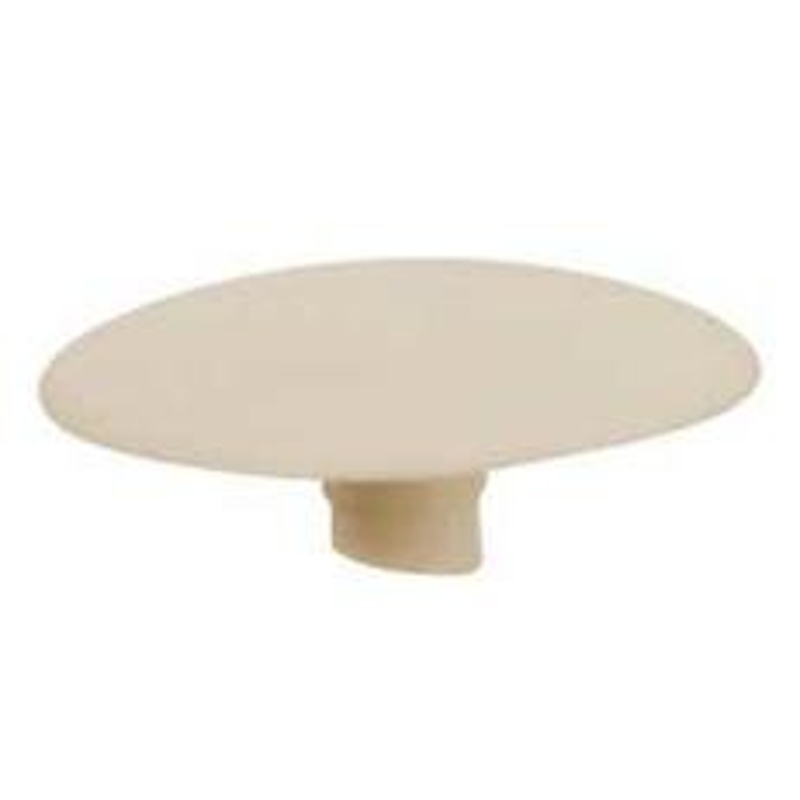 Richelieu BP750030 Series Screw Cap Cover, For: #8 Screw with #2 Square Drive, Plastic, White