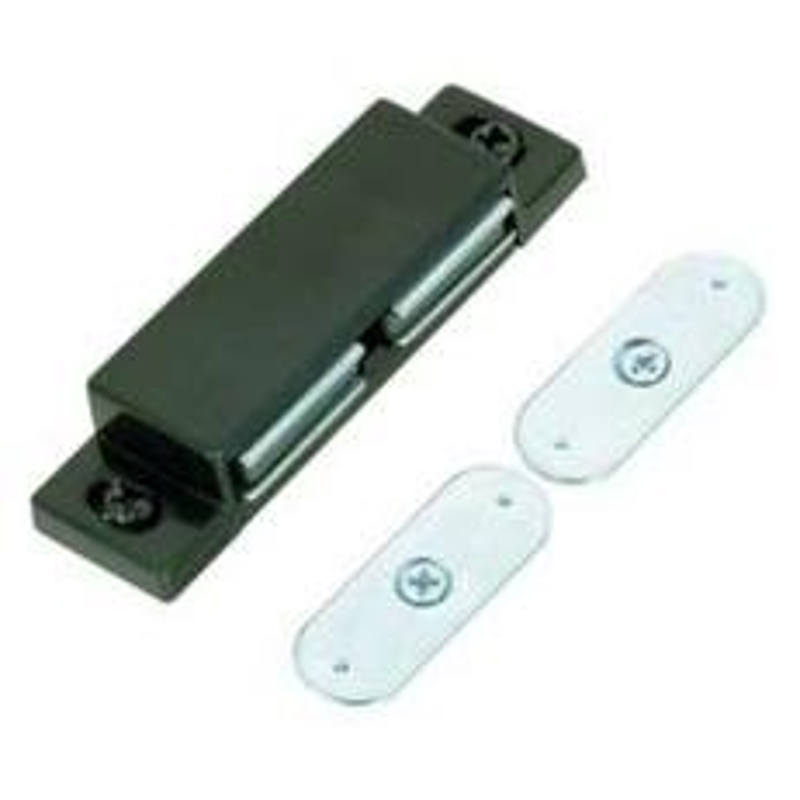 Richelieu BP659130 Magnetic Latch, White, 3/4 in L, 3 in W, Plastic