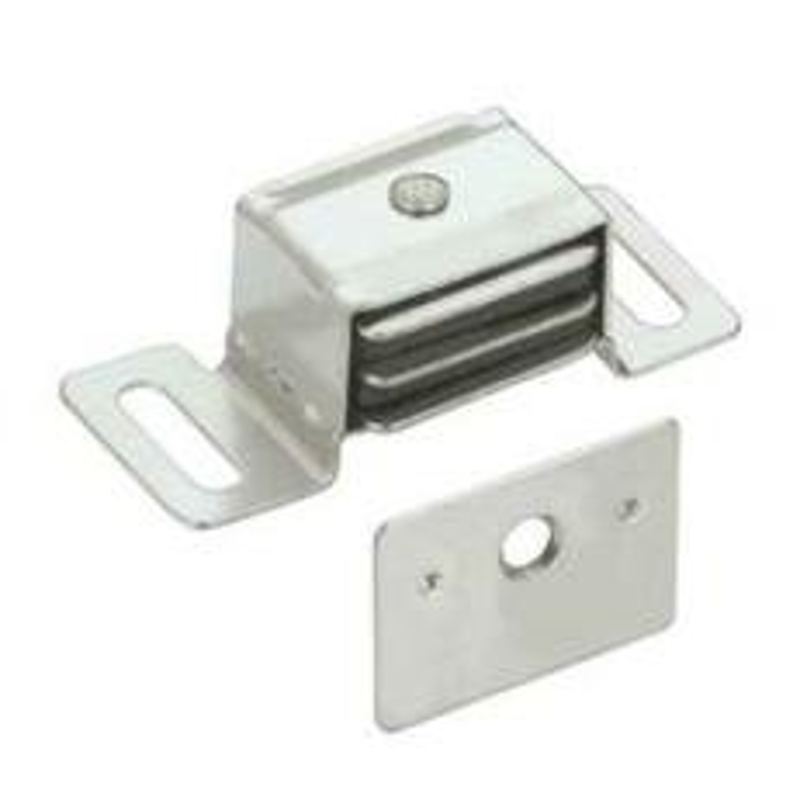 Richelieu BP30010 Magnetic Catch, 9.92 lb Pull Force, Metal, Aluminum
