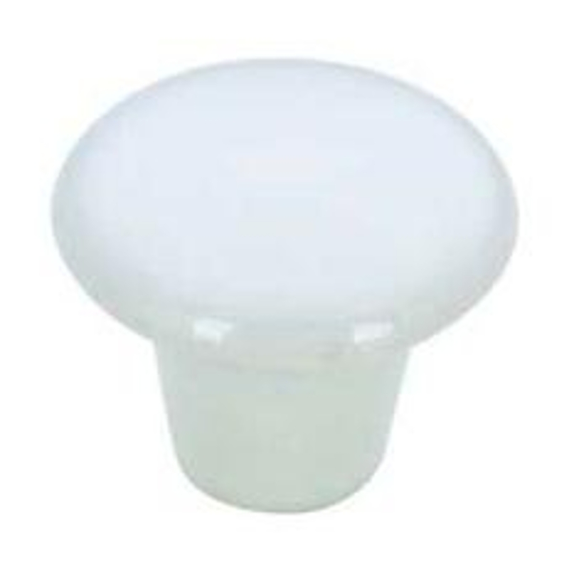 Richelieu BP338530 Cabinet Knob, 1-1/32 in Projection, Contemporary, 1-1/4 in Dia, Ceramic