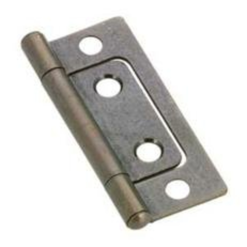 Richelieu BP2050M41 Hinge, Antique Copper, 22 mm W x 51 mm H, Bi-Fold, Traditional Hinge