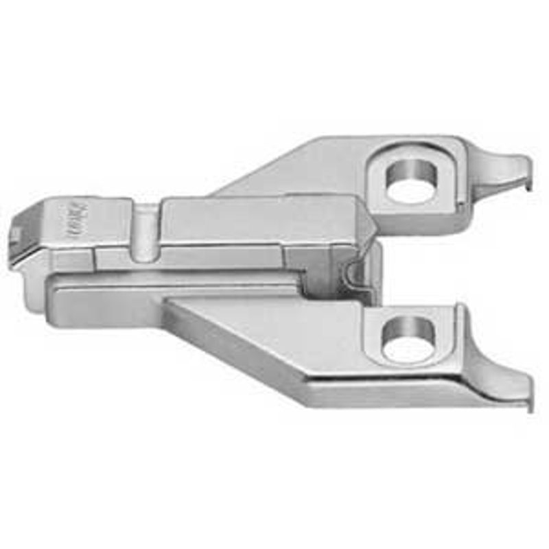Richelieu UC175L86022180 Adapter Plate, 1-1/2 in L, 2-1/2 in W, Zinc, Nickel