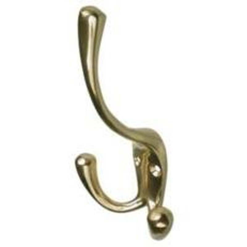 Richelieu T5611900 Utility Hook, 10 kg, 3-Hook, Metal, Matte
