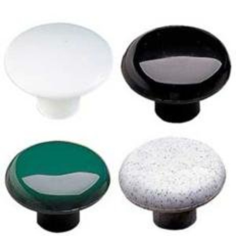 Richelieu SP39002 Cabinet Knob, 1-1/32 in Projection, Functional, 1-1/2 in Dia, Plastic