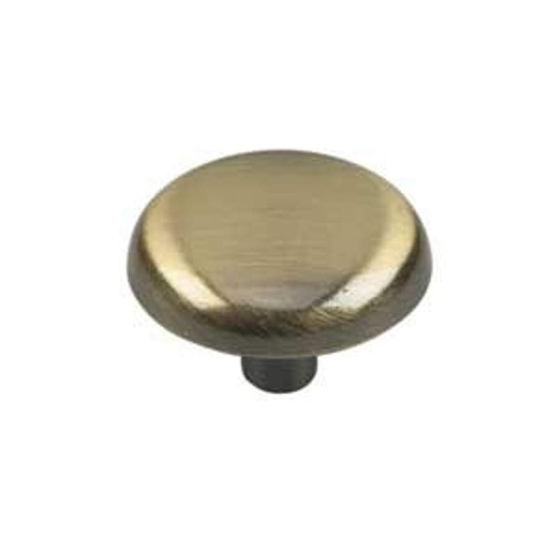 Richelieu BP476140 Cabinet Knob, 7/8 in Projection, Traditional, 1-1/4 in Dia, Metal, Chrome-Plated