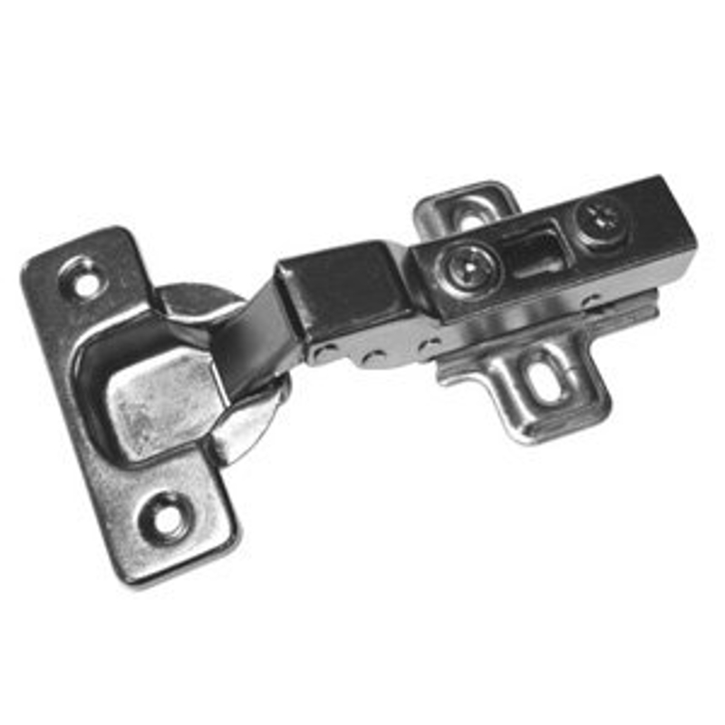 Richelieu BP871150821 Hinge, 110 deg Hinge Opening, Includes: (2) Mounting Plates