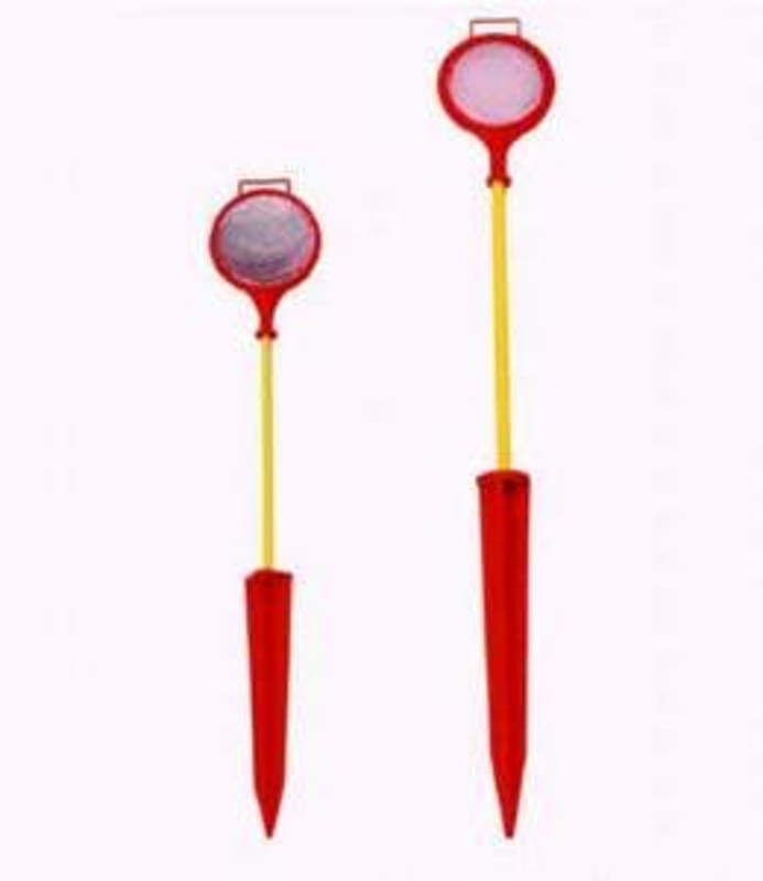 Derco 3858R Reusable Marker, Yellow Post, Red Reflector