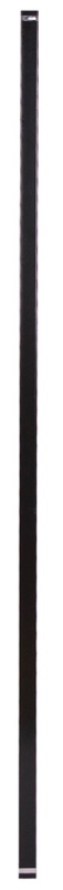 Regal SP-8-BL Railing Picket, 42 in H, 3/4 in W, Aluminum, Black, Powder-Coated