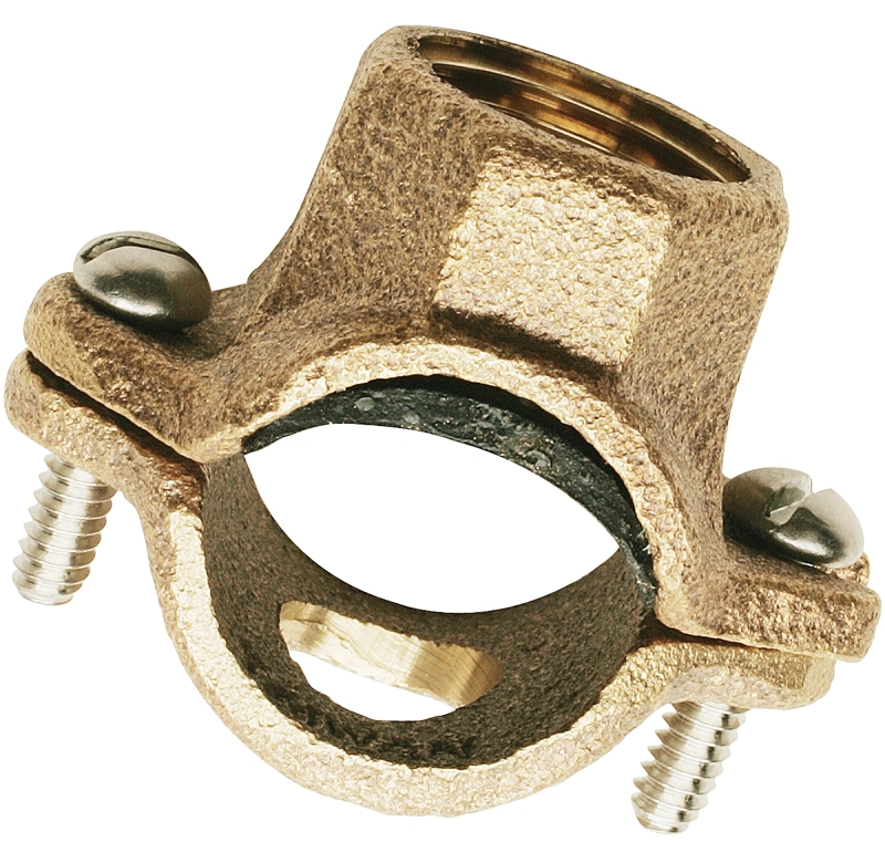 Plumb Pak PPC855-30LF Saddle Tee, 3/4 in Run, 1/2 in Branch, FIP Branch Connection