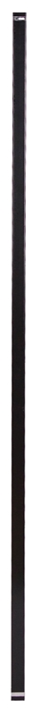 Regal SP-6-BL Railing Picket, 42 in H, 3/4 in W, Aluminum, Black, Powder-Coated