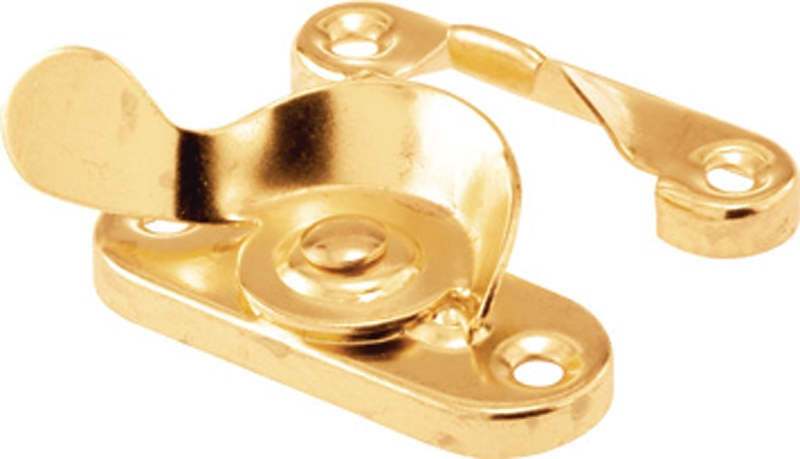 Prime-Line F2535 Sash Lock, 2 in L Dimensions, Steel, Brass