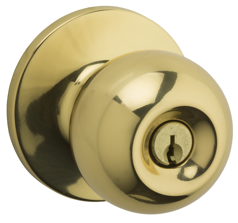 Weiser Regina Series 9SK50000-017 Entry Door Knob, Brass