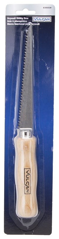 Vulcan 311003L Drywall Utility Saw with Handle, 6-3/8 in L Blade, 1-1/8 in W Blade, Hardened Steel Blade, 6 TPI
