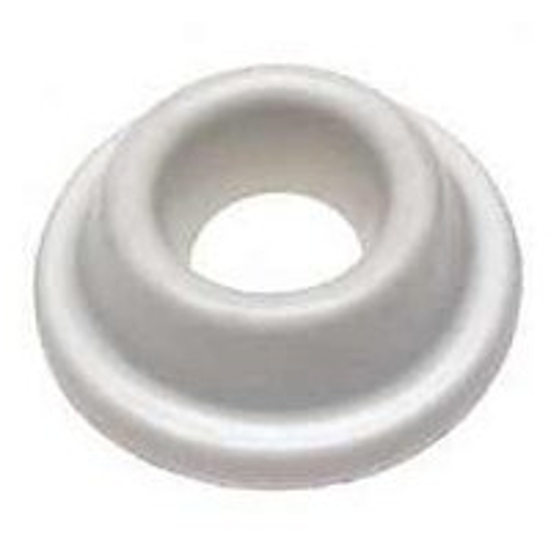 Schlage 411R-W Bumper, 1-7/8 in Dia Base, 1-1/16 in Projection, Rubber