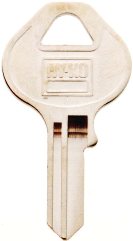 Hy-Ko 11010M13 Key Blank, Brass, Nickel, For: Master Locks and Padlocks, M13 Key Number
