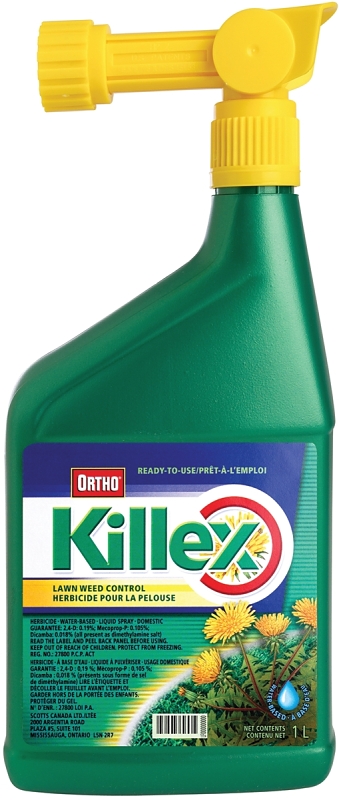 Ortho Killex 30219 Weed Control, Liquid, 1 L Bottle