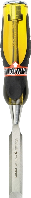 STANLEY 16-976 Chisel, 5/8 in Tip, 9 in OAL, Chrome Carbon Alloy Steel Blade, Ergonomic Handle