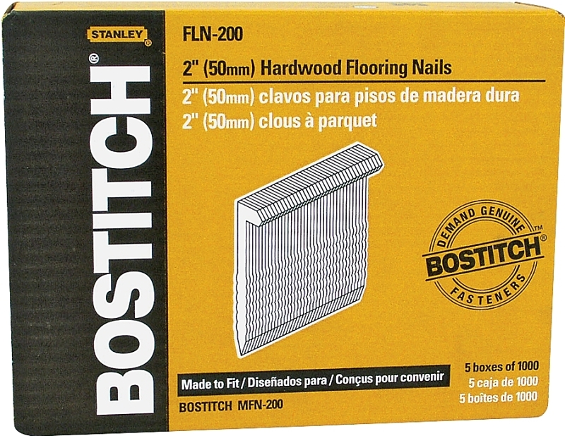 Bostitch FLN200 L-Cleat Nail, 2 in L, 16 Gauge, Steel
