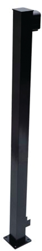 Regal REP-BL End Post, 42 in H, 2-1/4 in W, Aluminum, Black