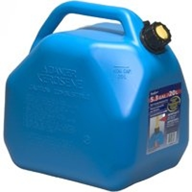Scepter 07624 Gas Can, 5.3 gal Capacity, Polyethylene, Blue